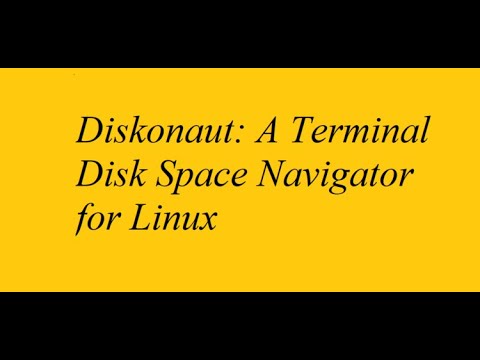 FreeBSD Install and Review Diskonaut Disk Space Navigator