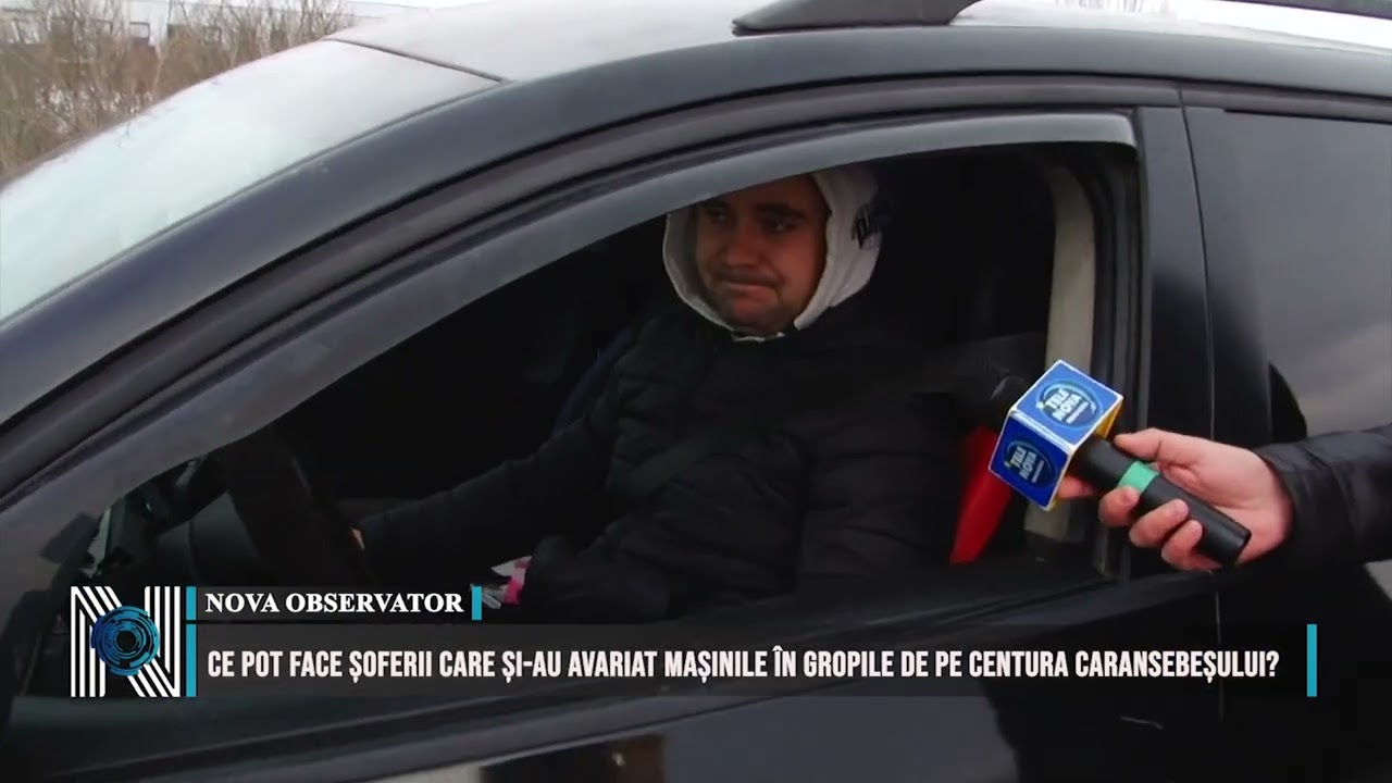 CE POT FACE ȘOFERII CARE ȘI-AU AVARIAT MAȘINILE ÎN GROPILE DE PE CENTURA CARANSEBEȘULUI?