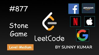 YouTube video 'Stone Game | Dynamic Programming | Recursion | 877 LeetCode | LeetCode Explore | Day 05'