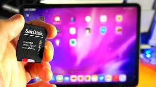 How To Connect SD Card to iPad Pro | Full Tutorial