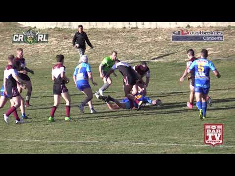 2017 Canberra RL Round 18 1st Grade Highlights - Queanbeyan Kangaroos v West Belconnen Warriors