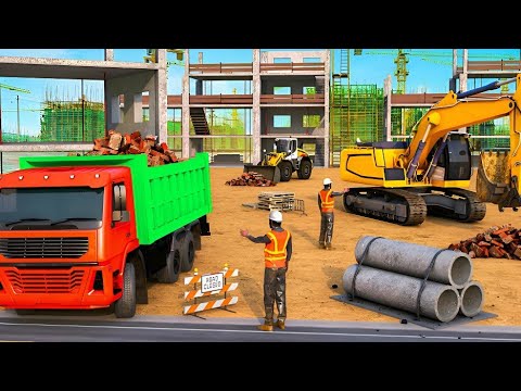 Modern City Builder 🏙️ 3D | road city construction 👷‍♂️ simulator 