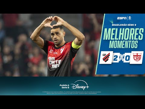 Gols e lances de Athletico Paranaense x CRB