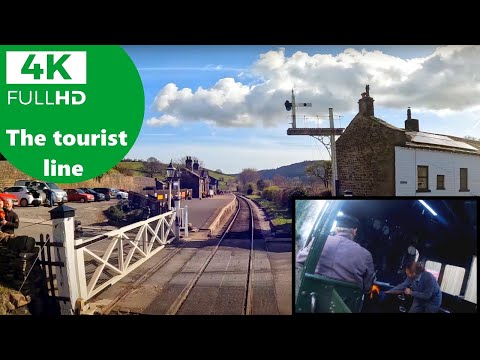 Steam Train Cab Ride [Dual Camera] - 78022 BR Standard Class - Oxenhope To Keighley KWVR - 4k UHD
