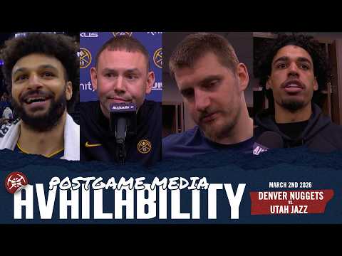 ALL Denver Nuggets Postgame Media vs. UTA 🎙️