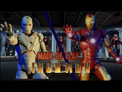 IRONMAN MK3 sculpture with leds (POLYMER CLAY)[MARVEL]