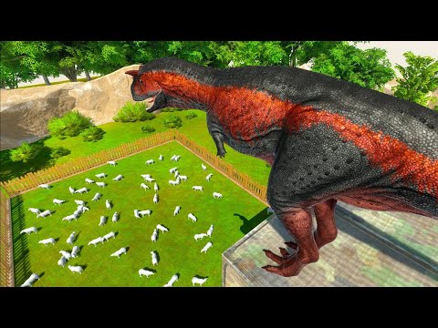 ARBS Animal Revolt Battle Simulator: DINOSAURS JUMP INTO POLAR BEAR WORLD