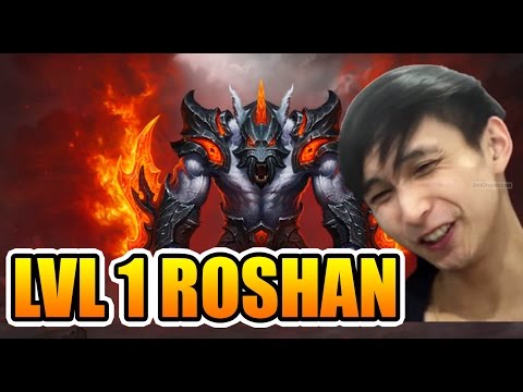 SingSing Dota 2 [Throwback] LVL 1 Roshan Tactic