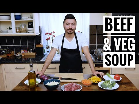 CLASSIC ROMANIAN BEEF SOUP WITH VEGETABLES