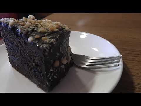 Chocolate truffle cake at Tea County, Kotagiri.