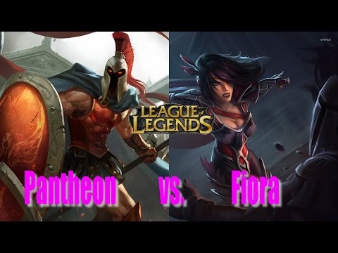 PANTHEON VS. FIORA PATCH 6.14 LEAGUE OF LEGENDS