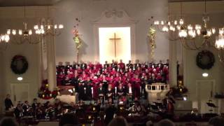 A snippet of Bach's The Christmas Oratorio being performed at our church candlelight service.