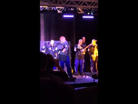 Jeremy Gaynor and the West Point Band. The Voice participant!!! Lovely voice, must watch.