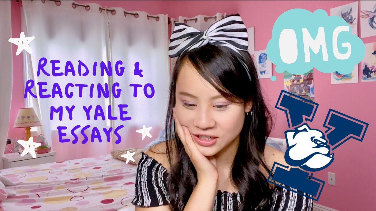how I got into Yale: reading my college application iVy LEaGue essays! + TIPS! | Class with Cass
