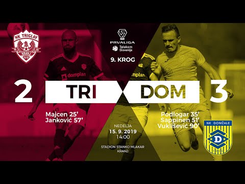 9.krog: Triglav - Domžale 2:3 ; Prva liga Telekom Slovenije 2019/2020