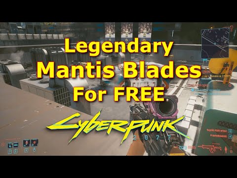 Cyberpunk 2077 Free Legendary Mantis Blades from Trauma Team