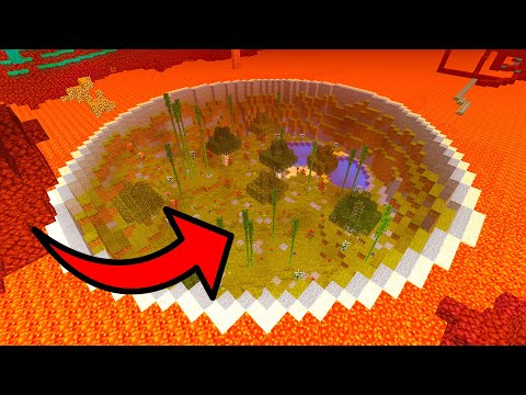 I MADE THE NETHER OF BIG VANILLA MY BASE!! - Minecraft BIG VANILLA
