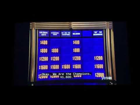 Double Jeopardy, Million Dollar Masters Tournament Day 8 - 2nd Daily Double, FUNNY MOMENTS (5/10/02)