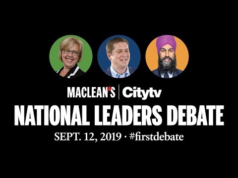 National Leaders Debate 2019: Full video | Maclean's and Citytv