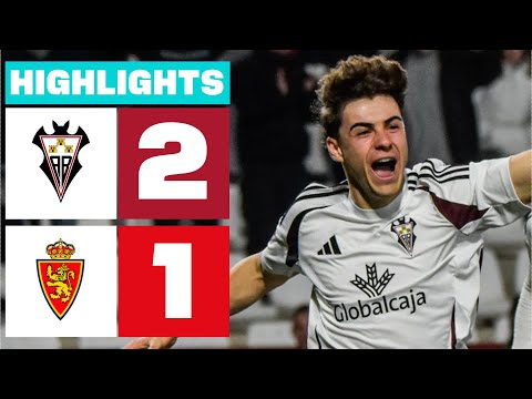ALBACETE BP 2 - 1 REAL ZARAGOZA I HIGHLIGHTS LALIGA HYPERMOTION