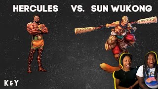 Hercules VS Sun Wukong DEATH BATTLE! REACTION!! | K&Y