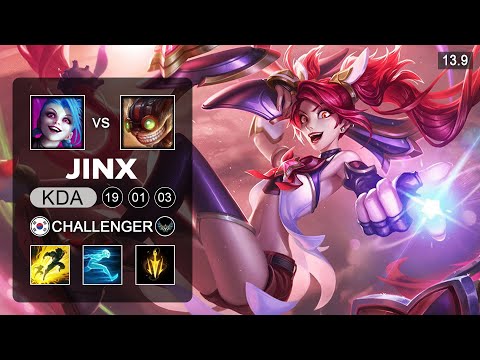 Jinx vs Ziggs ADC - KR Challenger - Patch 13.9 Season1 3