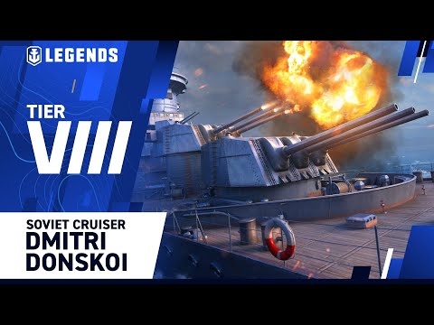 World of Warships: Legends | Tier VIII Soviet Cruiser Dmitri Donskoi