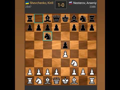 Shevchenko,Kirill  2547 1 - 0  Nesterov,Arseniy 2388