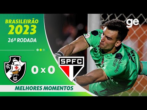 Gols e lances de Vasco da Gama x São Paulo