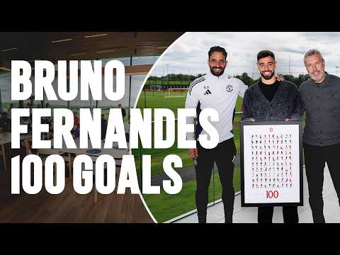Proud Of Our Captain! 😍 | Bruno Fernandes 100 Goals