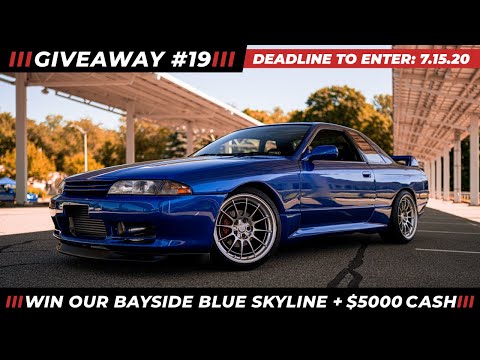 PRIME DRIVEN JDM Car Giveaway #19 - BAYSIDE BLUE R32 SKYLINE + $5,000 CASH!