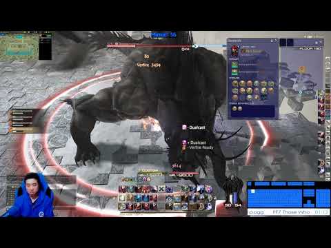 FFXIV PoTD RDM Floor 180 Boss Clear - NO SUSTAINING POTIONS - Solo - Angelus Demonus
