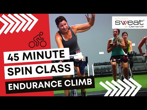 45 Minute Spin® Class: FAT BURNING Indoor Cycling CLIMB Workout | Get Fit Fast
