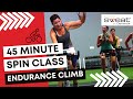 45 Minute Spin Class FAT BURNING Indoor Cycling CLIMB Workout Get Fit Fast