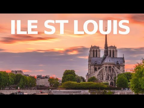 The HIDDEN Island In the Middle Of Paris - Ile Saint Louis - 4K 60FPS HD Walking Tour