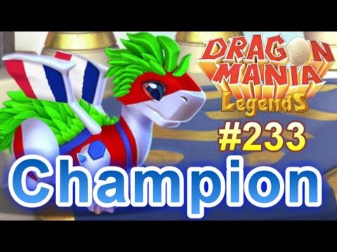NEW Champion Dragon Breeding + Hatching! - Dragon Mania Legends #233