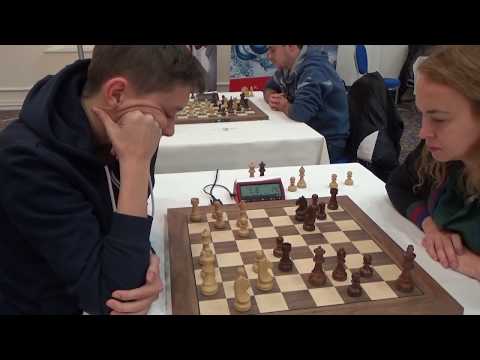 RAPID CHESS: GM Esipenko Andrey - GM Stefanova Antoaneta, London  system, PART II