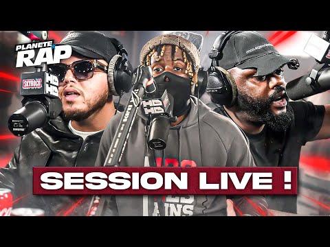 SESSION FREESTYLE avec HD La Relève, Hamza & Prinzly ! #PlanèteRap
