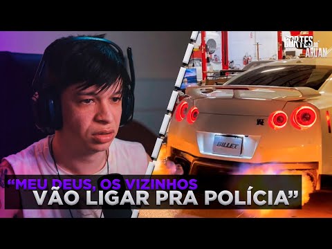 ARUAN REAGE A ME SURPREENDI COM A POTÊNCIA DO MEU GTR ! (GREG FERREIRA) - Cortes do Aruan