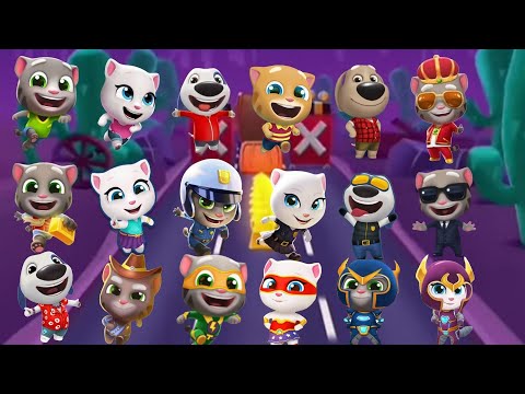 Talking Tom Gold Run 18 characters in Las Vegas