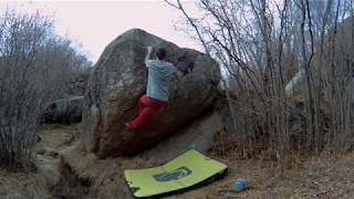 Video thumbnail de Problem 1 (Carrière), 5c. Targasonne