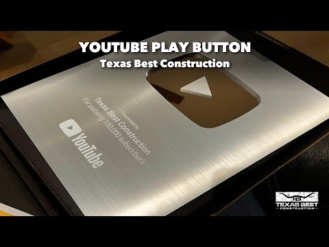 Barndominium Home Builder erhält Youtube-Play-Button | Texas Best Construction