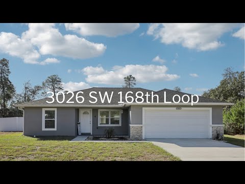 Drone and Interior Video 3026 SW 168th Loop