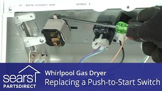 Replace Whirlpool Gas Dryer Push-to-Start Switch