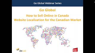 Go Global Webinar: How To Sell Online in Canada