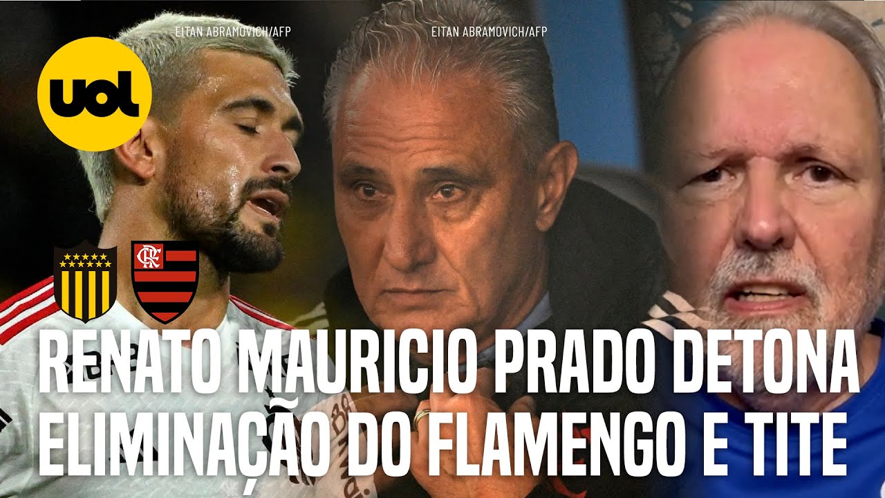 FLAMENGO ELIMINADO DA LIBERTADORES PELO PEÑAROL! RENATO MAURICIO PRADO DETONA: 'ARAME LISO'