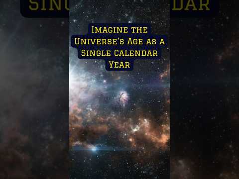 What If 13.8 Billion Years Was Just 1 Year? 🤯 #SmartMinds #CosmicCalendar #bigbangtheoryrl