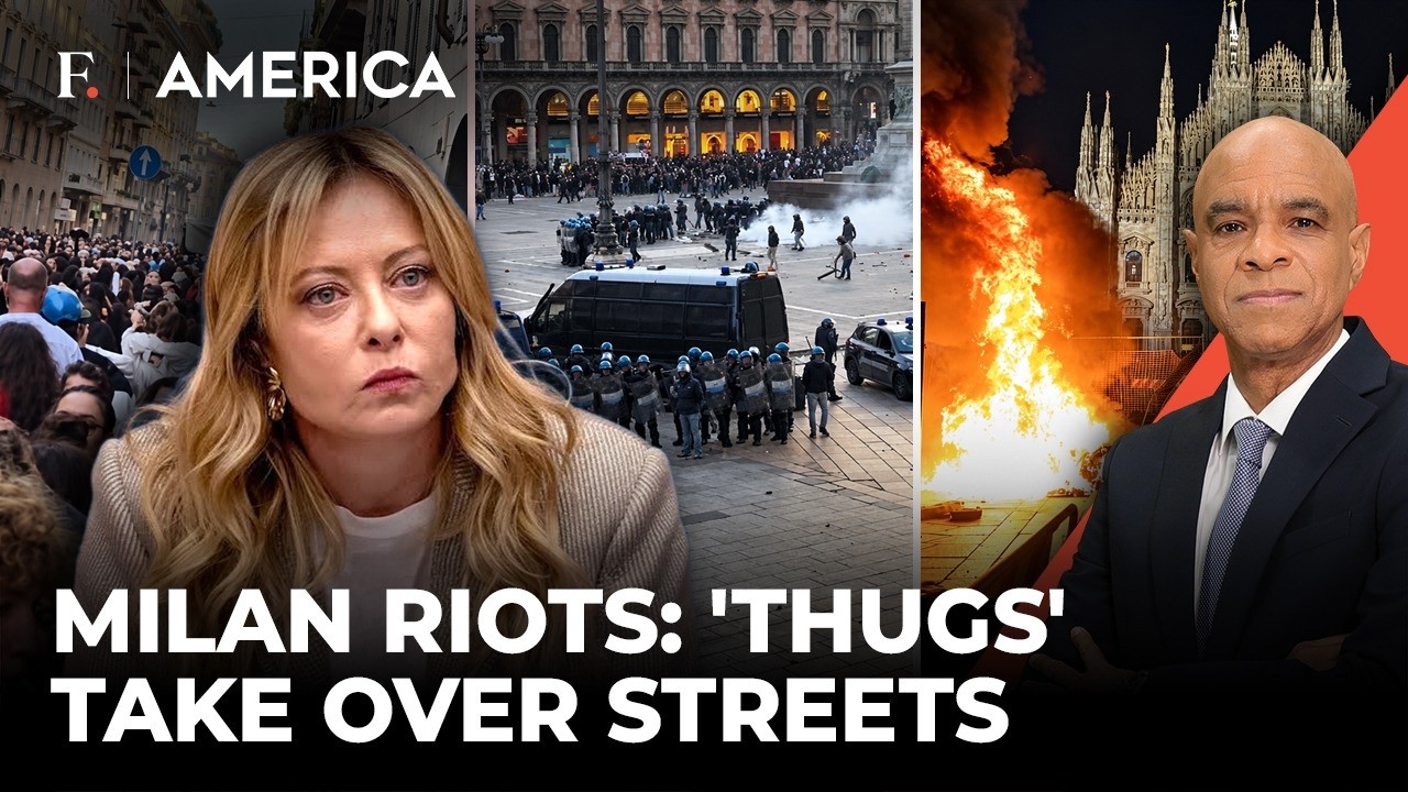 Italy Burns: Meloni Vows to Silence 'THUGS', Shops Looted, Clashes In Milan | Firstpost America