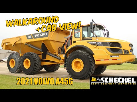 2021 Volvo A45G, Walkaround + cab view