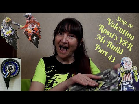 The Build of Valentino Rossi's YZR M1 Motorcycle Model Part 43 Stage 79